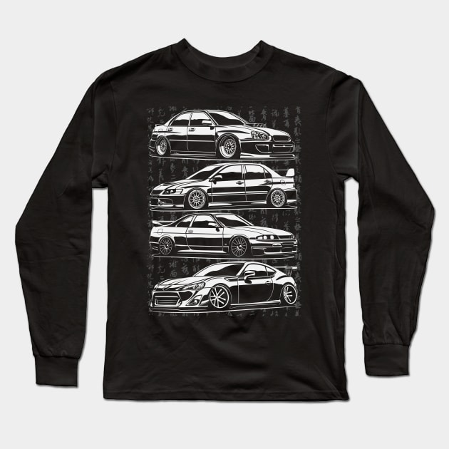 Jdm crew Long Sleeve T-Shirt by Markaryan